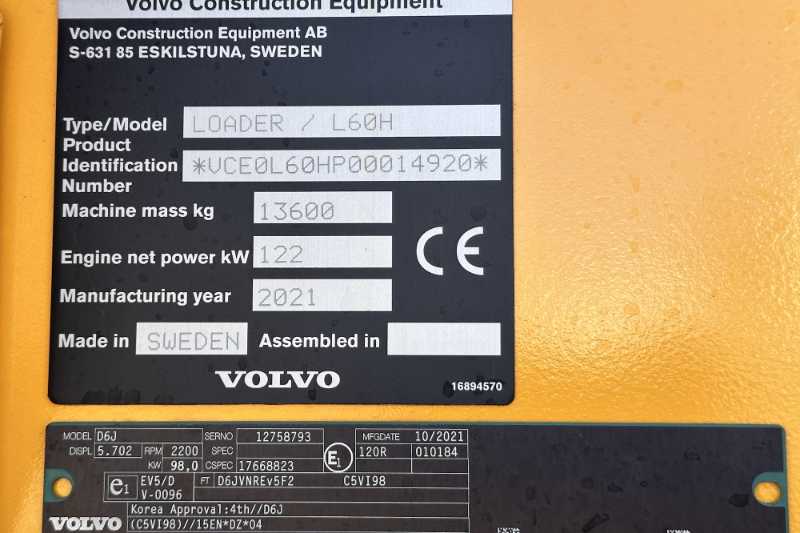 OmecoHub - Immagine VOLVO L60H